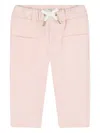 Chloé Elasticated-waist Cotton Track Pants In Pink
