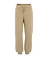 Chloé Elasticated-waist Track Pants In Brown