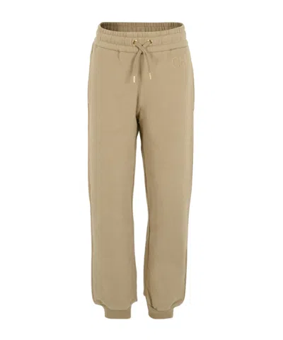 Chloé Elasticated-waist Track Pants In Brown