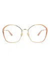Chloé Elegant Eyeglasses For Women In Gold
