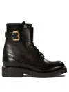 Chloé Coddington Combat Boots In Black