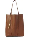 Chloé Spin Ring-detail Shoulder Bag In Brown