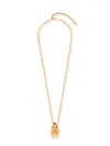 Chloé Elixir Pendant Metal Necklace In Gold