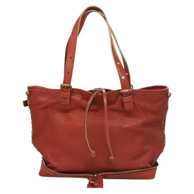 Pre-owned Chloé Ellen Red Leather Shoulder Bag ()