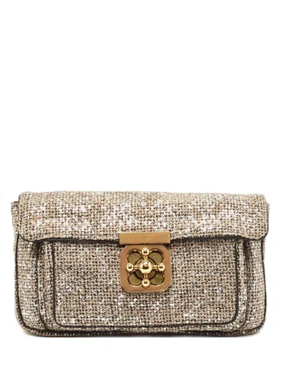 Pre-owned Chloé Elsie Tweed Clutch Bag