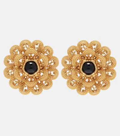 Chloé Embellished Earrings In Gold