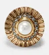 Chloé Pearl-embellished Ring In Gold