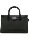 Chloé Barbour X Edith Canvas Tote Bag In Green