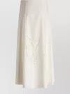 Chloé Embroidered A-line Skirt Mid-length Silhouette