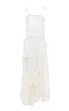 Chloé Embroidered Cotton-blend Lace Maxi Dress