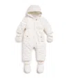 Chloé Embroidered Hooded Snowsuit In White