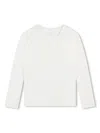 Chloé Embroidered-logo Cotton T-shirt In White