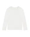 Chloé Embroidered-logo Cotton T-shirt In White