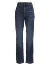 CHLOÉ CHLOÉ EMBROIDERED LOGO JEANS