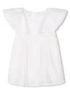 Chloé Embroidered Motif Dress And Hat Set In White