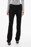 Chloé Embroidered Pants With Flared Leg In Black