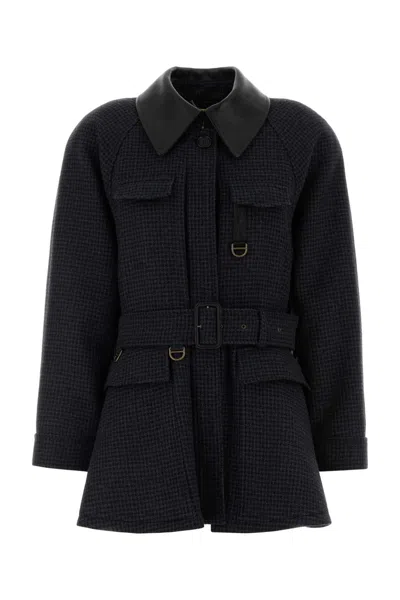 CHLOÉ CHLOE EMBROIDERED WOOL COAT