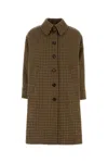 Chloé Embroidered Wool Coat With Collared Neck In Multicolor2