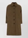 Chloé Embroidered Wool Coat With Collared Neck