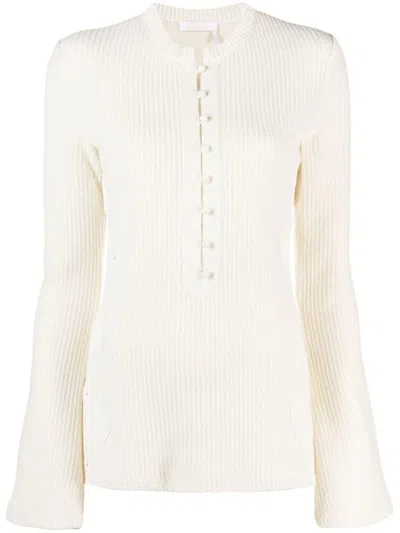 Chloé Embroidered Wool Jumper