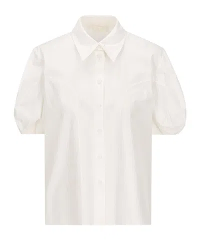 CHLOÉ CHLOÉ EMBROIDERED BALLOON-SLEEVED SHIRT