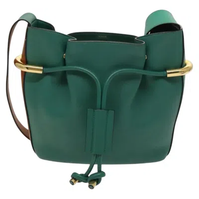 Pre-owned Chloé Emma Green Leather Shoulder Bag ()