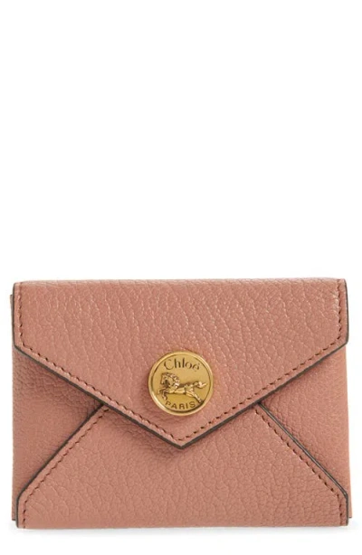 Chloé Envelope Card Holder In Brown
