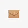 Chloé Envelope Card Holder In Grained Leather