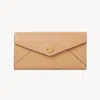 Chloé Envelope Long Wallet With Flap In Grained Leather