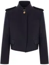 Chloé Short Jacket Epaulettes In 蓝色