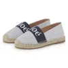 Chloé Logo-print Espadrilles In Blue