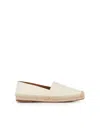 Chloé Piia Logo-embroidered Espadrilles In White