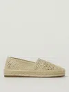 Chloé Womens Chloe Isla Logo-embossed Crochet Espadrilles