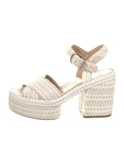 Pre-owned Chloé Espadrilles In Neutral