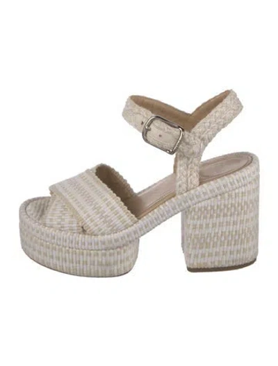 Pre-owned Chloé Espadrilles In White