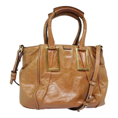 Pre-owned Chloé Ethel Brown Leather Shoulder Bag ()