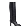 Twinset Woman Knee Boots Black Size 10 Soft Leather In Schwarz