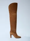 Chloé Women Eve Thigh-high Boots In Brown