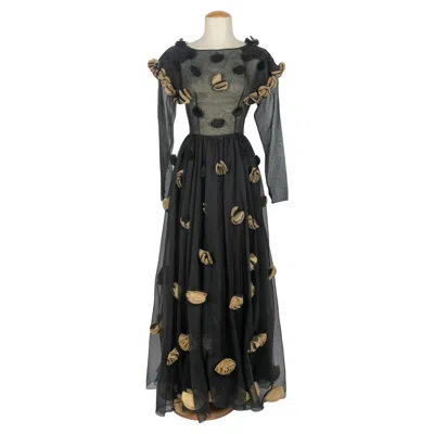 Pre-owned Chloé Evening Dress 1975s In Black