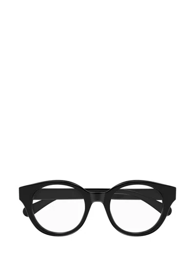 Chloé Eyewear Oval Frame Glasses In Black