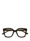 Chloé Eyewear Rectangular Frame Glasses In Brown