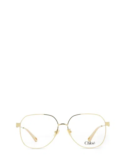 Chloé Eyeglasses In Gold