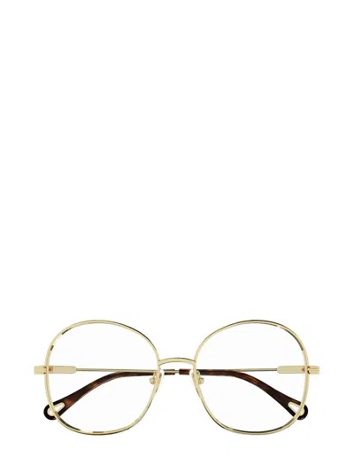 Chloé Eyeglasses In Gold