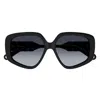 Chloé Mony Geometric-frame Sunglasses In Black