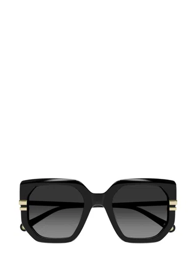 Chloé Oversize-frame Sunglasses In Black