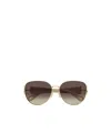 Chloé Geometric-frame Sunglasses In Brown