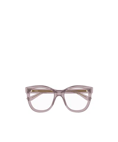 Chloé Eyewear Cat-eye Glasses In Pattern