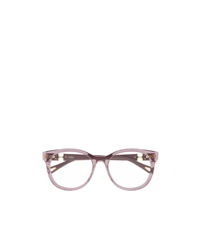 Chloé Eyewear Cat-eye Glasses In Black