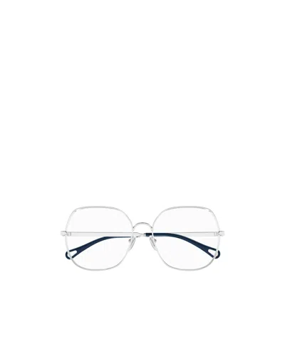 Chloé Eyewear Geometric-frame Glasses In White
