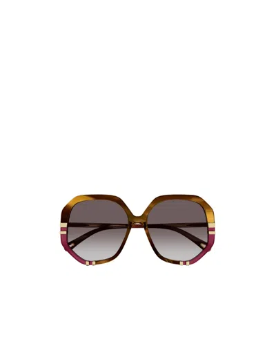 Chloé Eyewear Geometric-frame Sunglasses